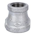 Prosource Exclusively Orgill Reducing Pipe Coupling, 12 x 38 in, Threaded, Malleable Steel, SCH 40 Schedule 24-1/2X3/8G